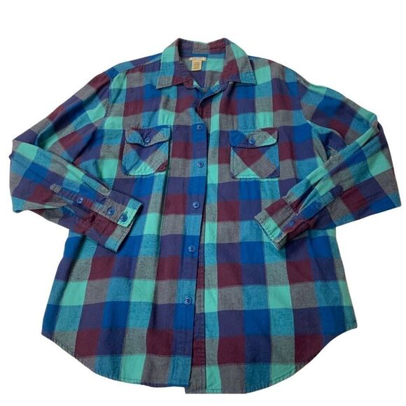 Vintage Arizona Checkered Button Down Top - Picture 1 of 7
